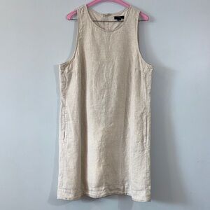 JCrew Sleeveless Linen Dress
